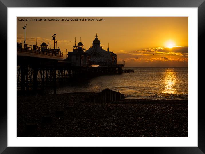 Eastbourne Sunrise      Framed Mounted Print by Stephen Wakefield