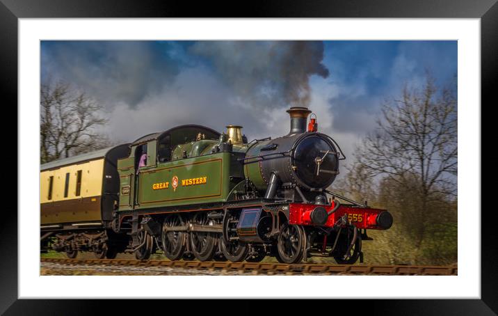 GWR 4555 Framed Mounted Print by Mike Lanning