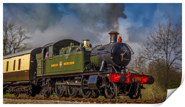 GWR 4555 Print by Mike Lanning