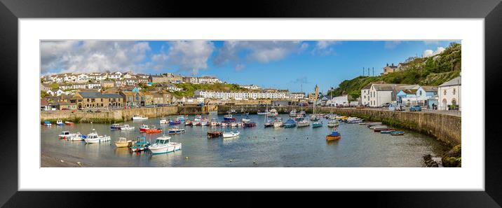 Porthleven Harbour, Cornwall Framed Mounted Print by Mick Blakey