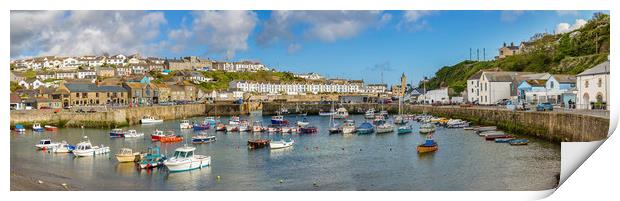Porthleven Harbour, Cornwall Print by Mick Blakey