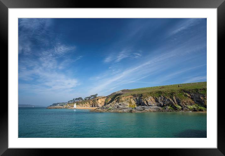 View towards St Mawes Castle Framed Mounted Print by Mick Blakey
