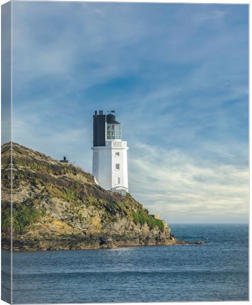 St Anthony's Head Lighthouse, Cornwall Canvas Print by Mick Blakey