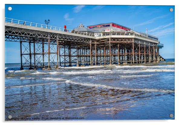 Cromer Pier, Norfolk Acrylic by Chris Yaxley