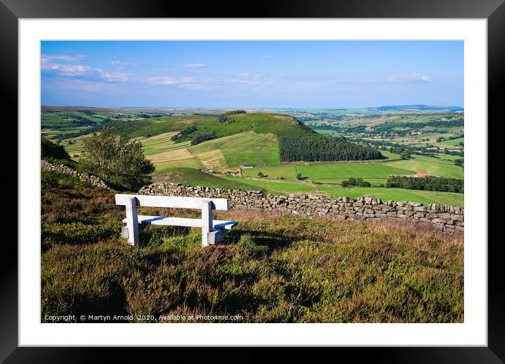 Rest a While on the Yorkshire Moors Framed Mounted Print by Martyn Arnold