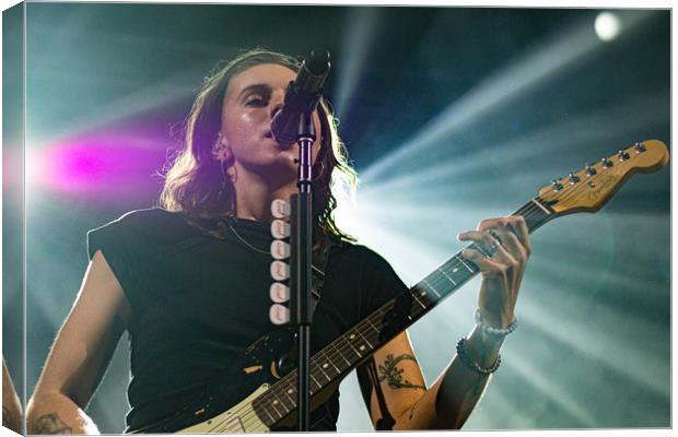 PVRIS Live at Brixton electric (Feb 2020) Canvas Print by Mark Thompson