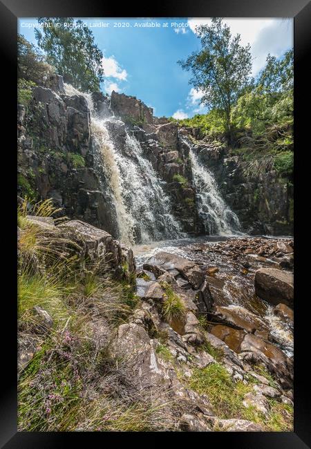 Blea Beck Force Waterfall, Upper Teesdale (2) Framed Print by Richard Laidler