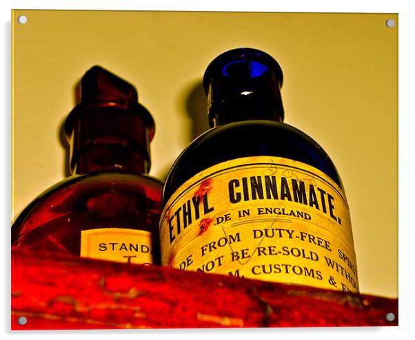 Ethyl Cinnamate Acrylic by Sian Davies
