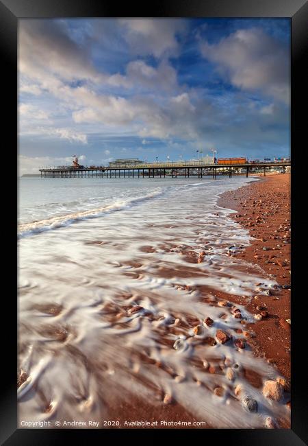 Paignton Beach Framed Print by Andrew Ray