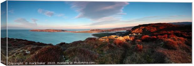 The Great Orme, Llandudno and Deganwy Canvas Print by mark baker