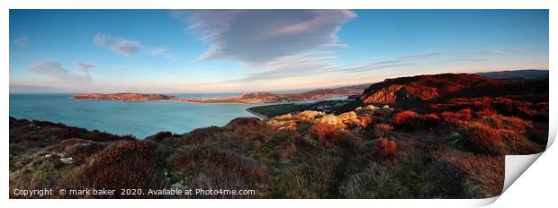 The Great Orme, Llandudno and Deganwy Print by mark baker