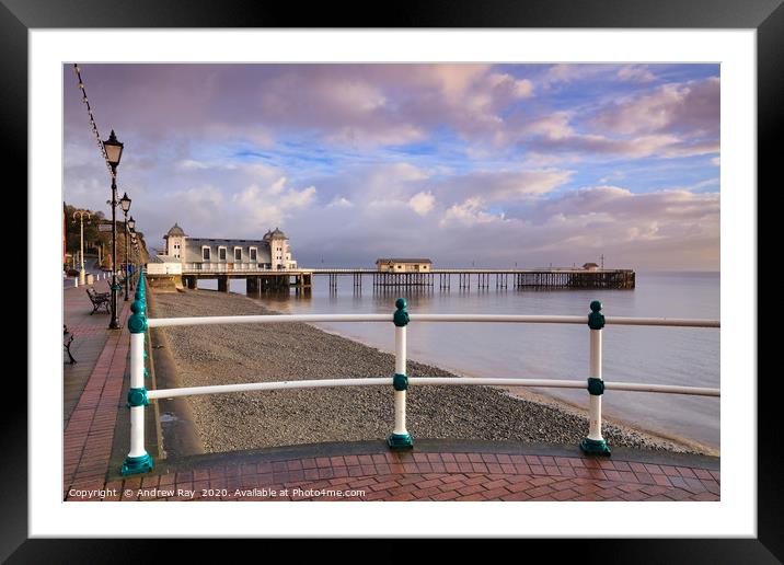 Pier view (Penarth) Framed Mounted Print by Andrew Ray