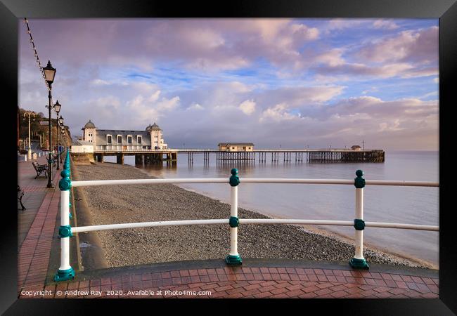 Pier view (Penarth) Framed Print by Andrew Ray