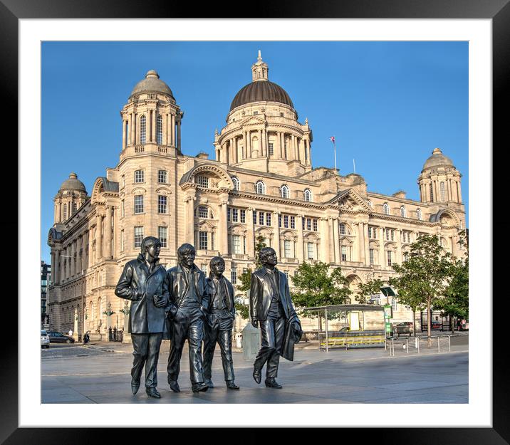 "The Fab Four" #2 Framed Mounted Print by Ann Goodall