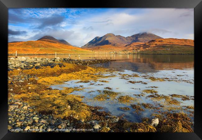 Towards North Harris Framed Print by Andrew Ray