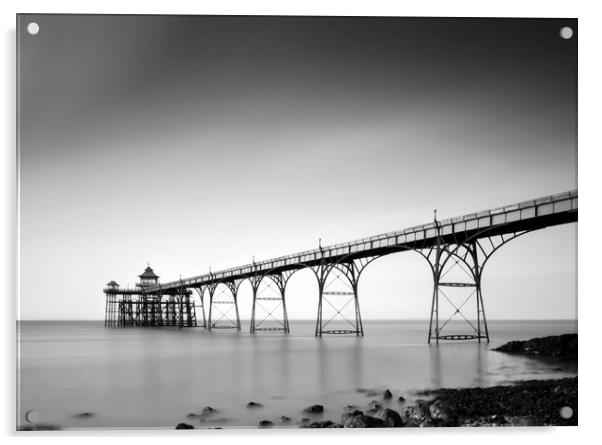 Clevedon Pier Acrylic by mark leader