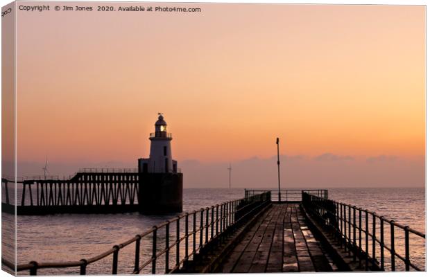 End of the Pier show for the start of a new Decade Canvas Print by Jim Jones