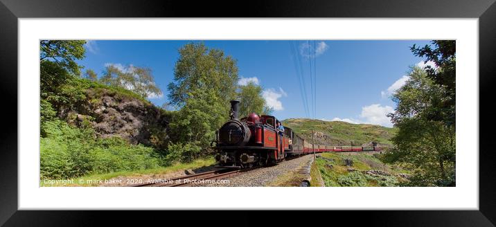 Heading for the coast. Framed Mounted Print by mark baker
