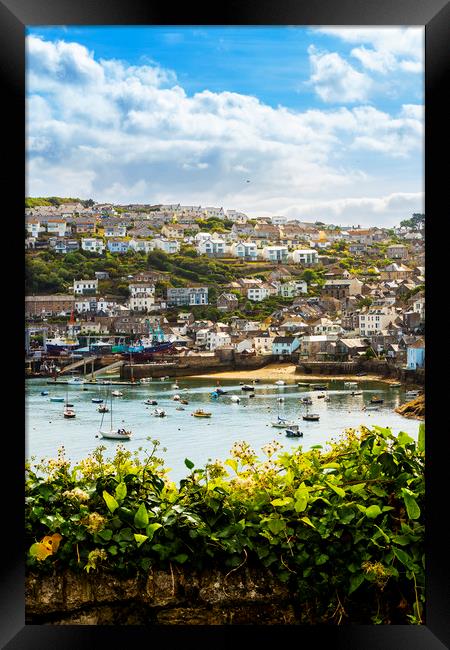 Polruan Cornwall UK  Framed Print by Maggie McCall