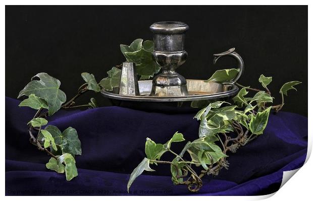 CANDLE HOLDER WITH IVY  Print by Tony Sharp LRPS CPAGB
