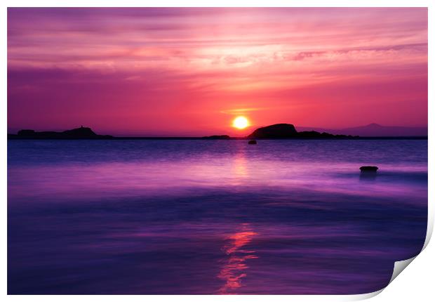 Berwick Sunset Print by Keith Thorburn EFIAP/b