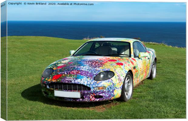 Aston Martin motor car Canvas Print by Kevin Britland