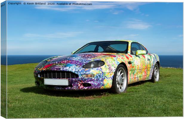 Aston Martin motor car Canvas Print by Kevin Britland