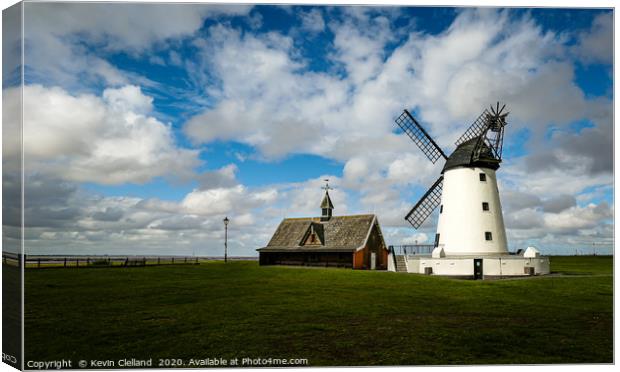 Lytham St.Annes windmill Canvas Print by Kevin Clelland