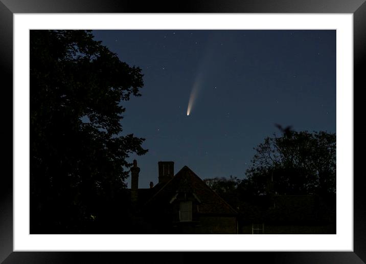 Comet NEOWISE, 11th July 2020 Framed Mounted Print by Andrew Sharpe