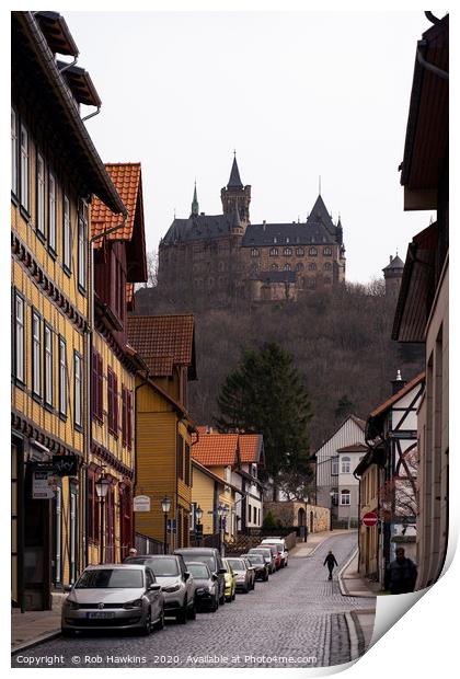 Wernigerode Castle Print by Rob Hawkins