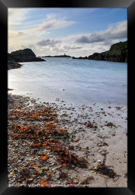 Rhoscolyn Beacon   Framed Print by Andrew Ray