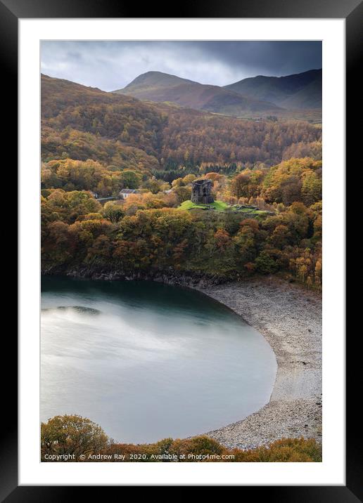 Above Llyn Peris (Snowdonia) Framed Mounted Print by Andrew Ray