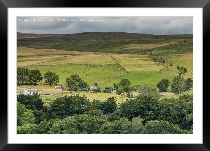 Dirt Pit Farm, Upper Teesdale Framed Mounted Print by Richard Laidler