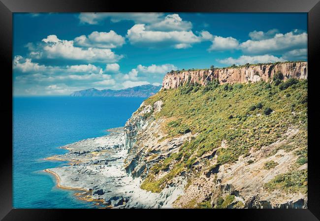 Amazing coastline of Sardinia Framed Print by federico stevanin