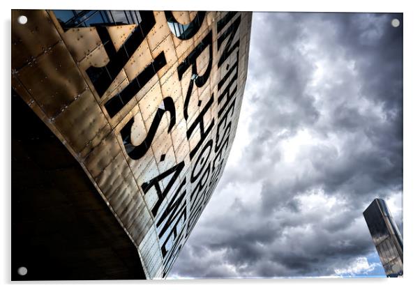 Millennium Centre Acrylic by Richard Downs