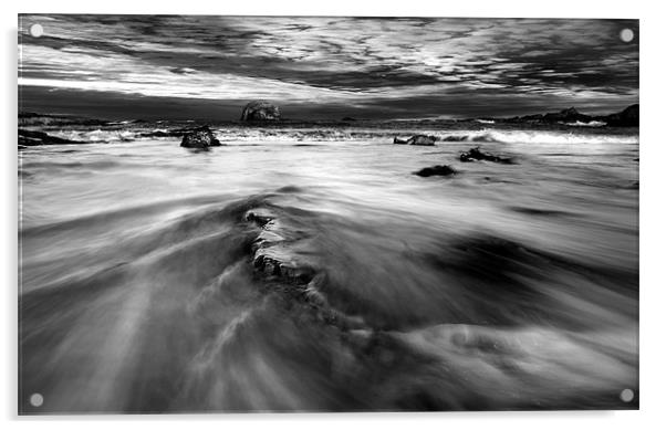 Dramatic Coast Line Acrylic by Keith Thorburn EFIAP/b