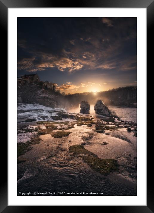 Glorious Evening Framed Mounted Print by Manuel Martin