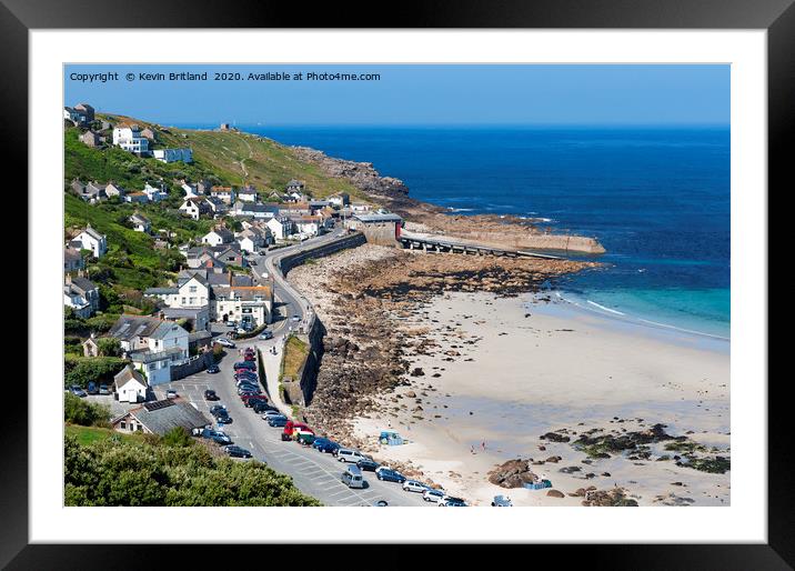 Sennen cove Cornwall Framed Mounted Print by Kevin Britland