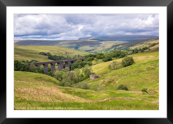 Dent Viaduct - Dentdale - Yorkshire Dales Framed Mounted Print by Chris Warham