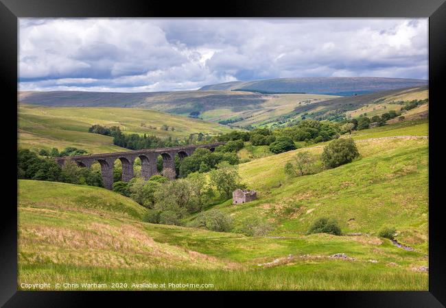 Dent Viaduct - Dentdale - Yorkshire Dales Framed Print by Chris Warham