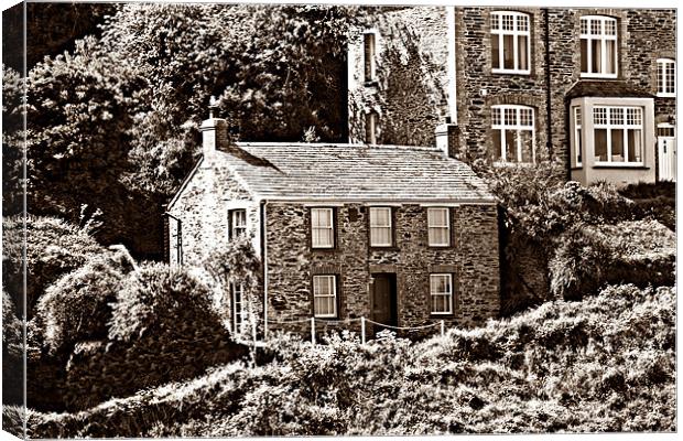 Fern Cottage (Doc Martin's Surgery) Canvas Print by kelly Draper