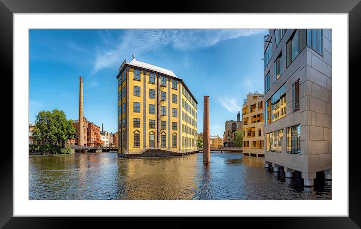 Norrkoping Arbetets Museum Panoramic Landscape Framed Mounted Print by Antony McAulay
