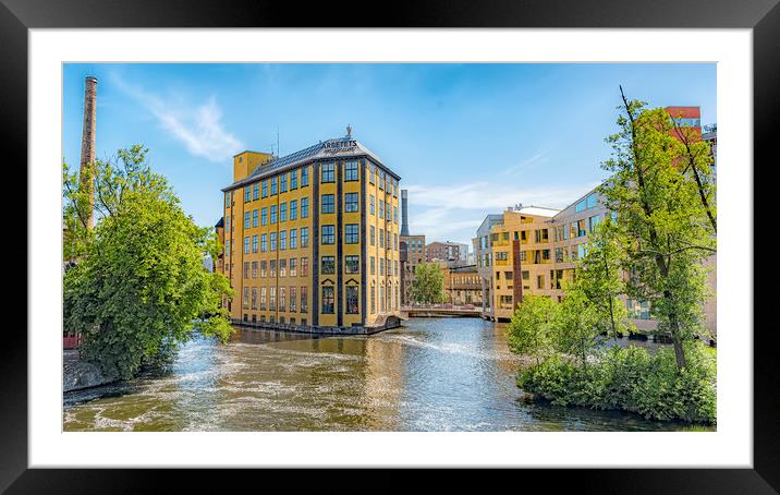 Norrkoping Arbetets Museum Wide Angle View Framed Mounted Print by Antony McAulay