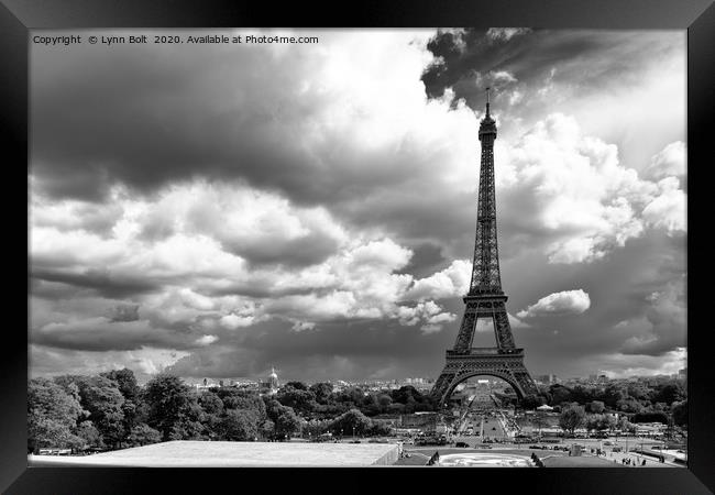 Paris Skyline Framed Print by Lynn Bolt