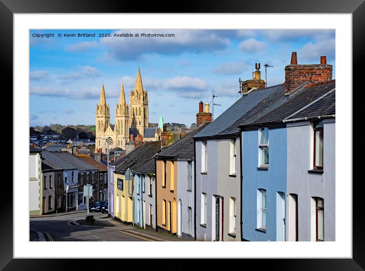 truro cornwall Framed Mounted Print by Kevin Britland