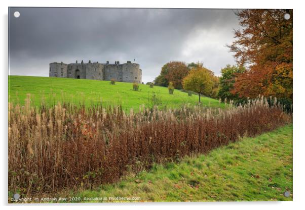 Chirk Castle Acrylic by Andrew Ray