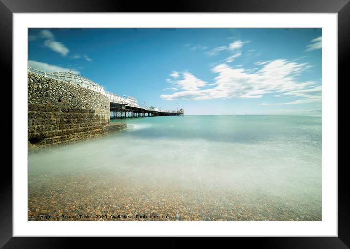 The Palace Pier Framed Mounted Print by Richard Taylor