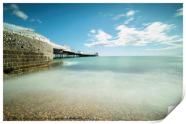 The Palace Pier Print by Richard Taylor