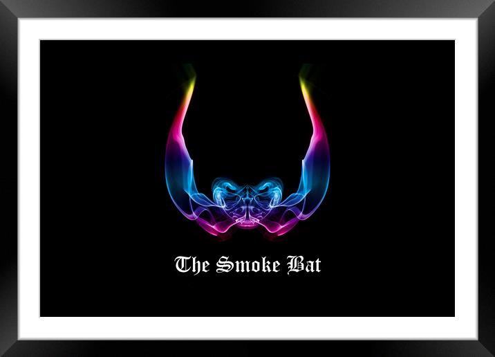 The Smoke Bat Framed Mounted Print by Steve Purnell