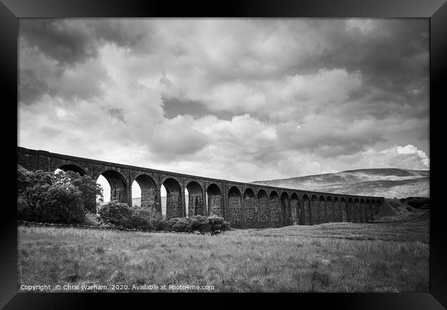 Ribblehead Viaduct - Ingleton - Yorkshire Dales Framed Print by Chris Warham